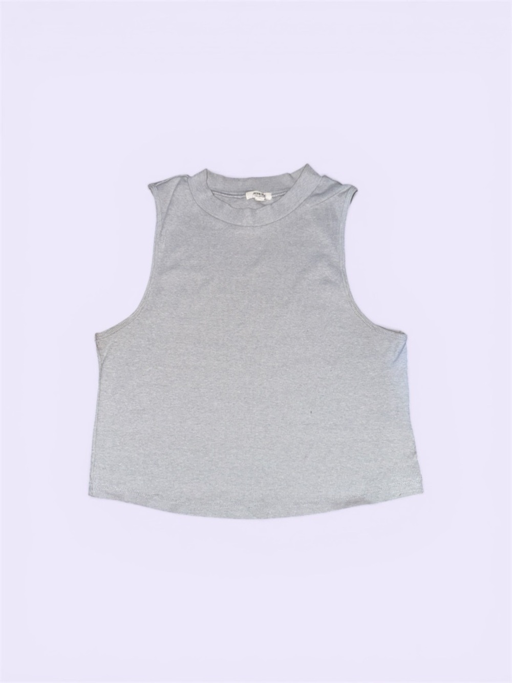 Ardene Light Gray Cropped Crewneck Tank